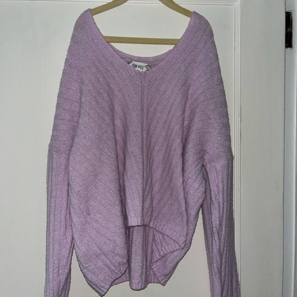Pink sweater